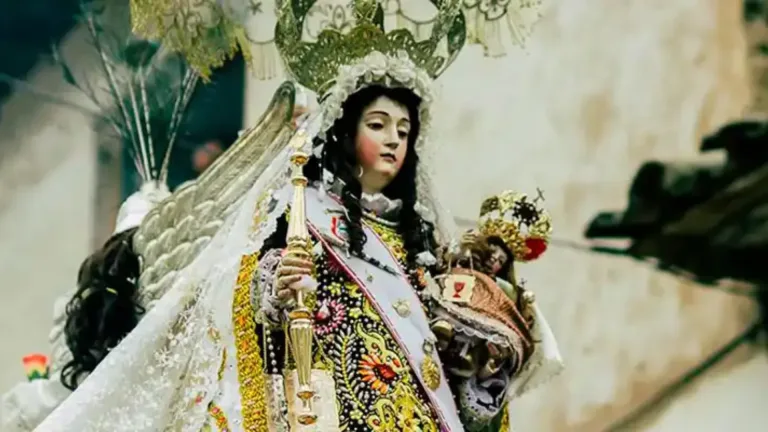Virgin of Carmen in Paucartambo