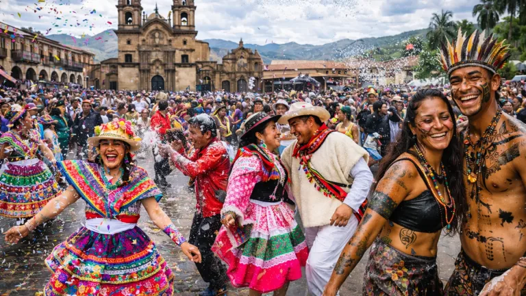 carnival celebrations in Peru