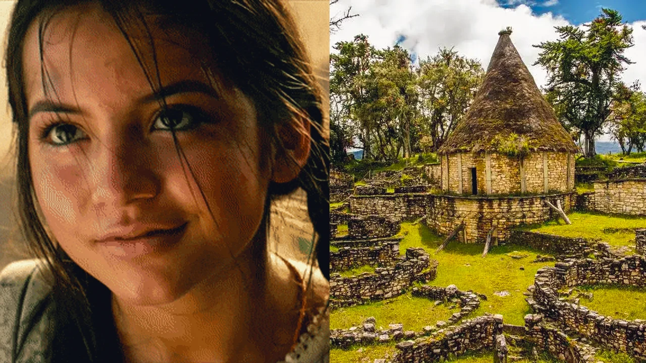 Isabela Merced durante una campaña turística en Amazonas para promocionar Kuélap y otros destinos del Perú