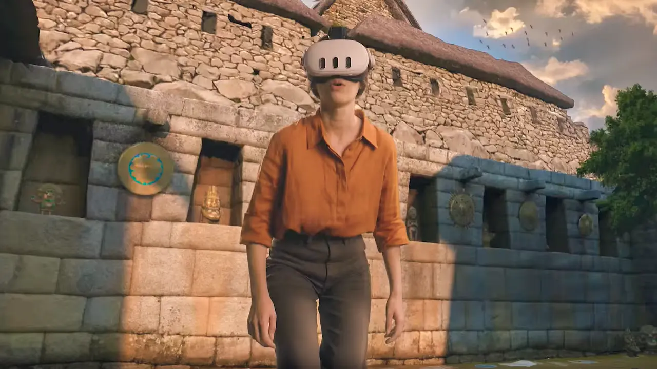 Visitantes exploran Machu Picchu en una experiencia de realidad virtual en Manchester