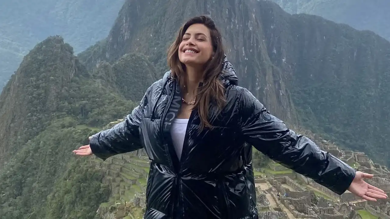 Milett Figueroa en Machu Picchu