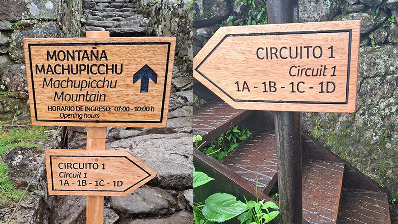 New Signage in Machu Picchu