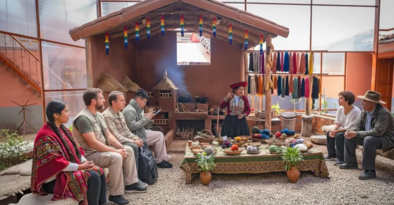 Visita a los centros de Textiles de Chinchero